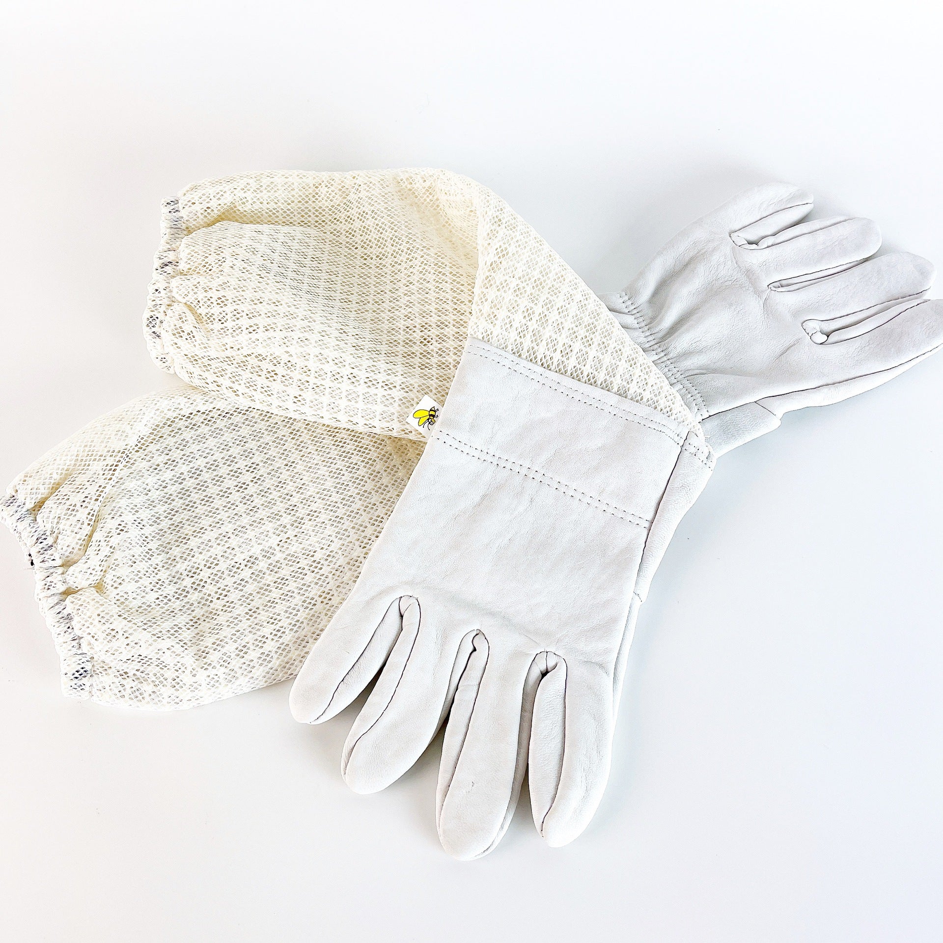 anti-bee gloves with breathable mesh